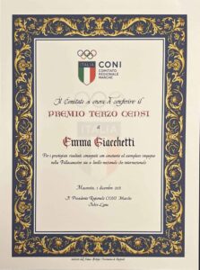 emma giacchetti premio terzo censi coni 2023